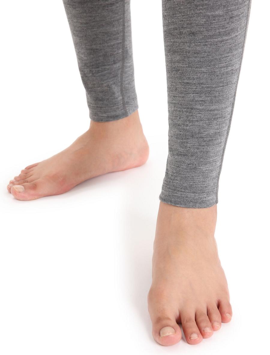 Icebreaker Merino 200 Oasis Thermal Leggings Naisten Base Layers Harmaat | FI 1918JPQJ